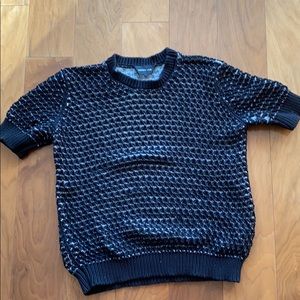 Derek Lam mesh cotton/linen Sweater